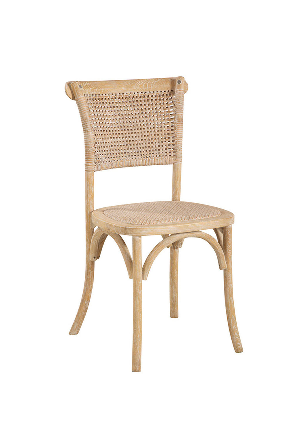 White Washed Halsey Side Chair