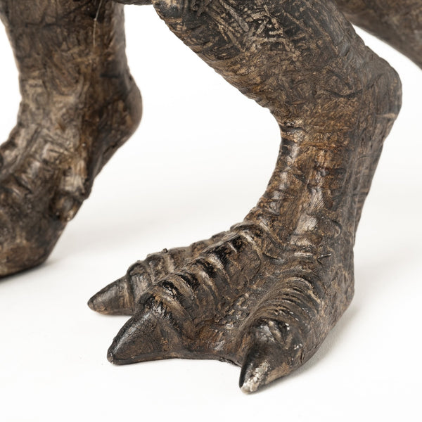 Raptor (10.6"H) Dark Tone Resin Tyrannosaurus Rex Table Lamp