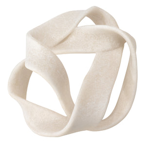 Tangled Resin Decorative Table Object, Off-White