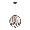 Linden AC10904OB Chandelier in Bronze