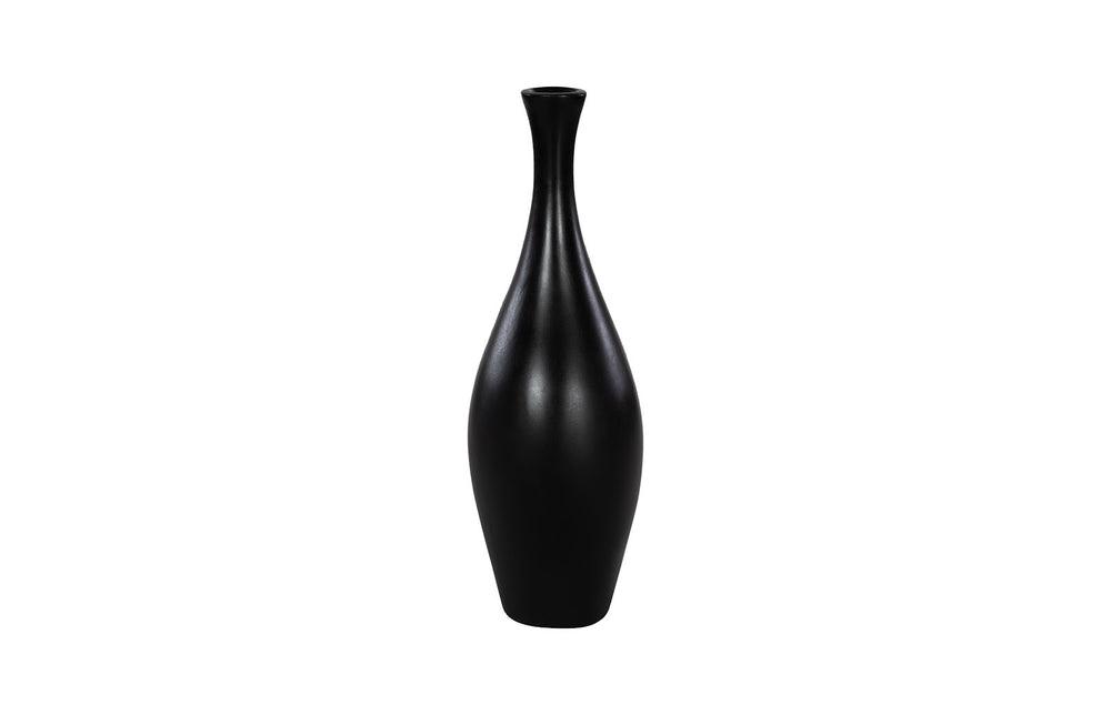 Trumpet Vase, Smallallall, Matte Black