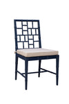 Blue Hugo Side Chair