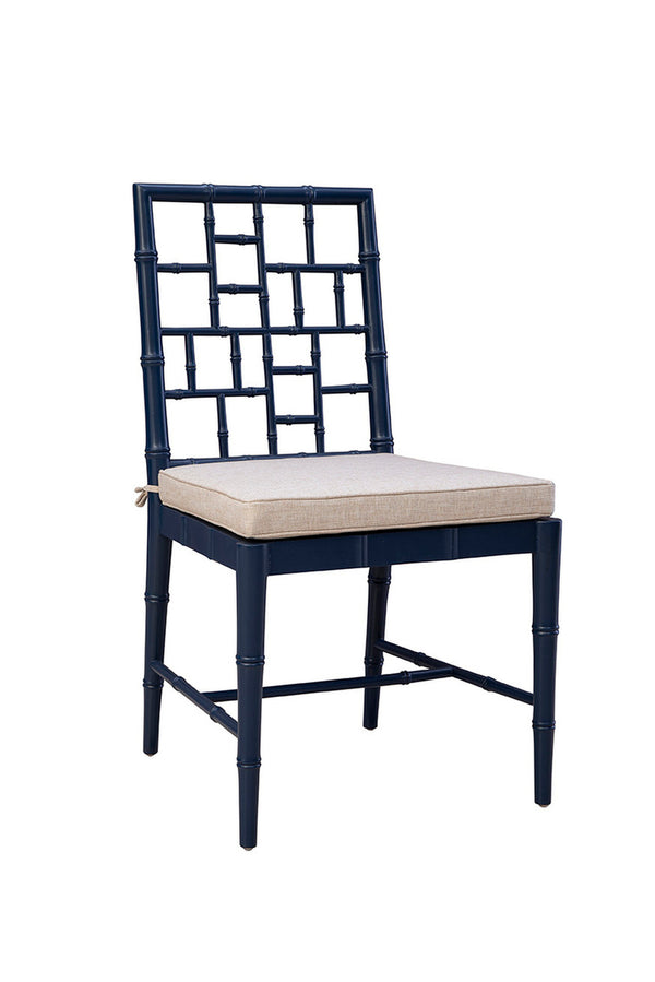 Blue Hugo Side Chair