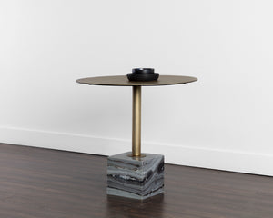 KATA BISTRO TABLE - GREY MARBLE - 32"