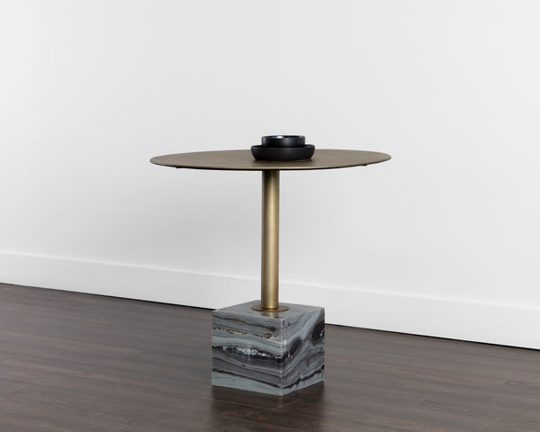 KATA BISTRO TABLE - GREY MARBLE - 32"