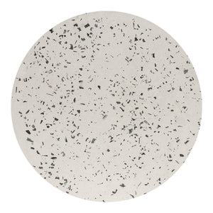 Moe's Lyon Outdoor Stool White Terrazzo