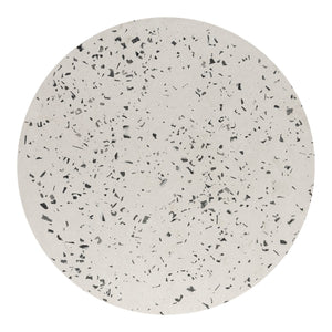 Moe's Lyon Outdoor Stool White Terrazzo