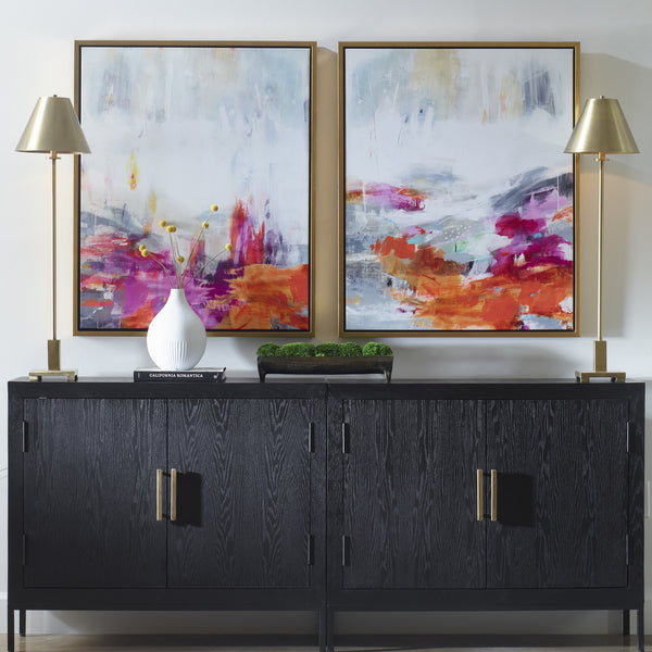 Color Theory Framed Abstract Art Set/2