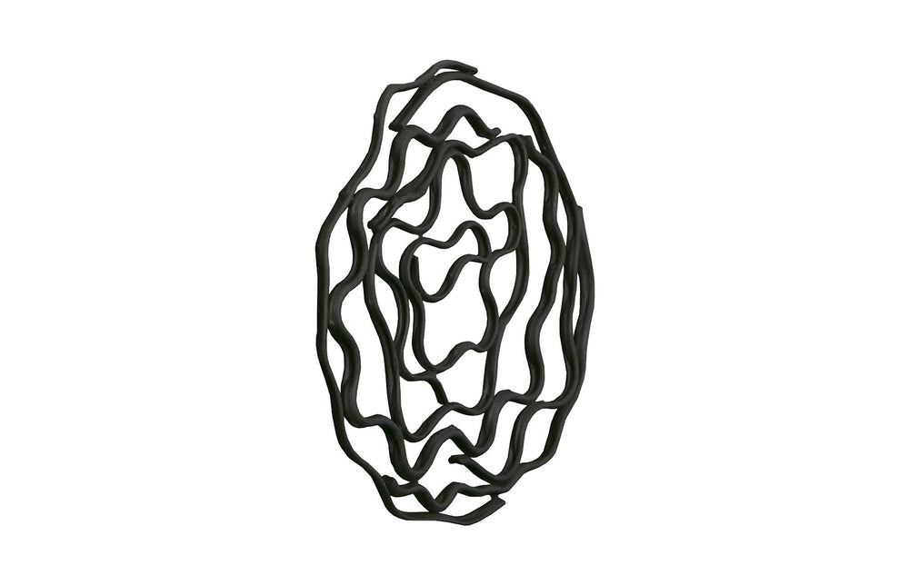 Vine Wall Flower, Black