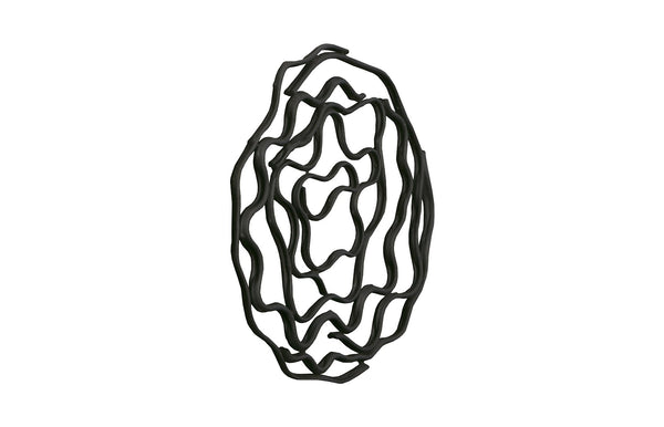 Vine Wall Flower, Black