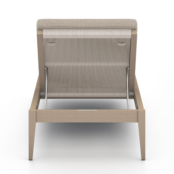 Sherwood Outdoor Chaise Lounge In Brwn/Sand
