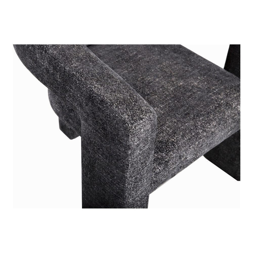 Moe's Elo Armchair in Black Polyester