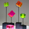 Neon Acrylic Cubes