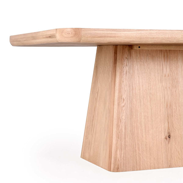 Orlando Solid Wood Rectangle Dining Table - True Natural