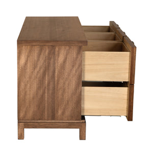 Musashi 6 Drawer, Dark Walnut