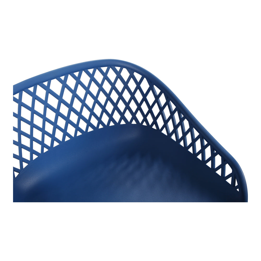 Moe's Piazza Outdoor Barstool Blue - Set of Two