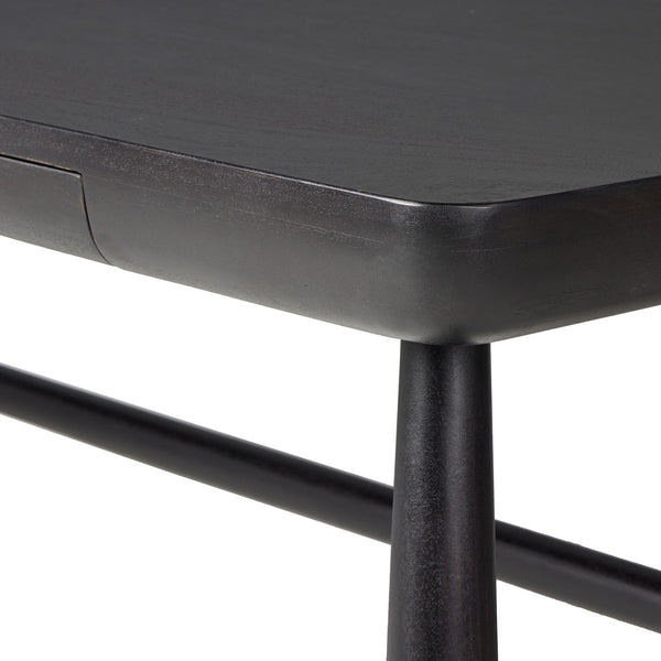 Lorik Desk - Worn Black Acacia