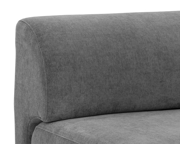 HARMONY MODULAR - ARMLESS CHAIR - DANNY DARK GREY