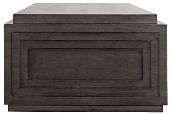 Mentor Pale Mahogany and Veneer Desk with Brass Pulls