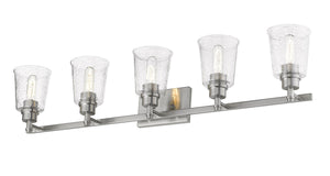 Bohin 5 Light Vanity in Brushed Nickel  Finish