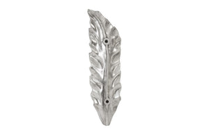 Petiole Wall Leaf, Silver, Small, Version B