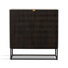 Kelby Bar Cabinet - Gunmetal