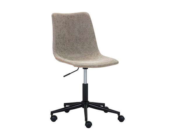Cal Contemporary Office Chair - Antique Grey