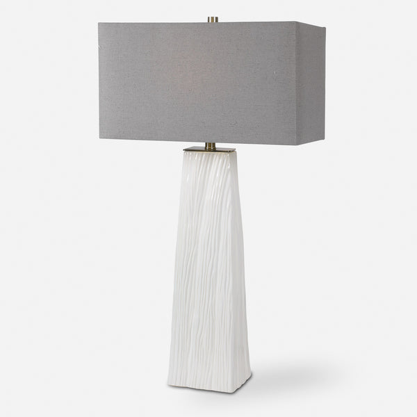Sycamore White Table Lamp
