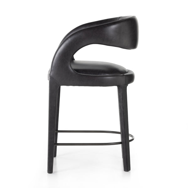 Hawkins Stool In Sonoma Black In Counter