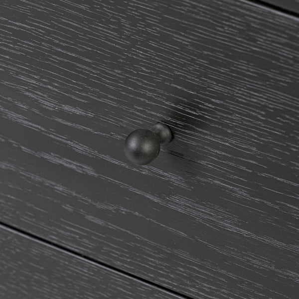 Roark Media Console - Ebony Oak Veneer