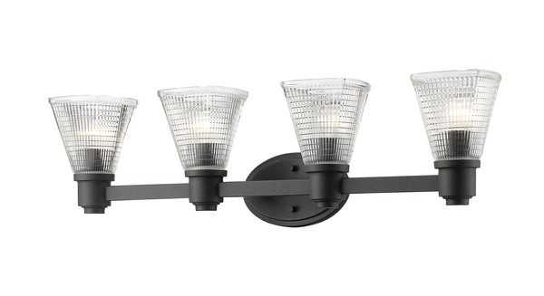 Intrepid 4 Light Vanity in Bronze Finish