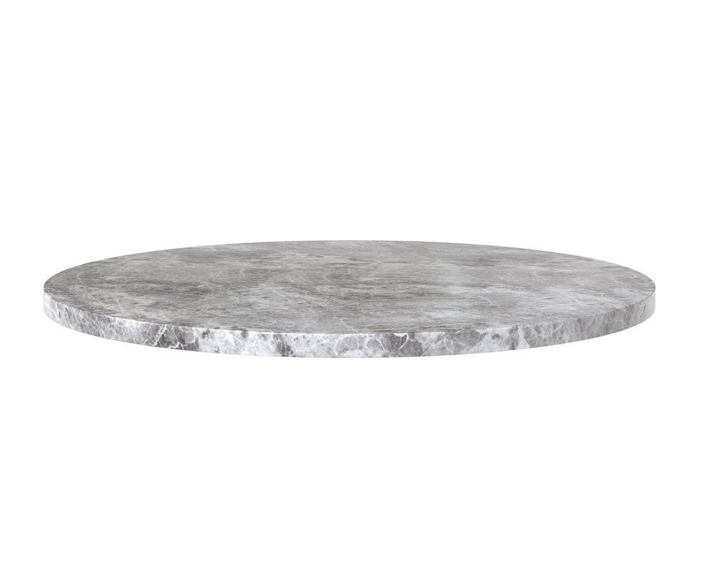 CYPHER DINING TABLE TOP - MARBLE LOOK - GREY - 55"