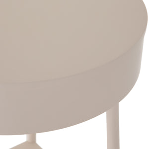 Van Nightstand In Matte Alabaster