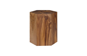 Honeycomb Side Table, Chamcha Wood, Large