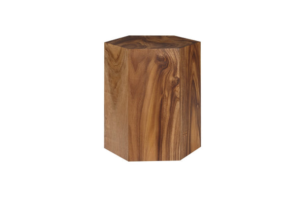 Honeycomb Side Table, Chamcha Wood, Large