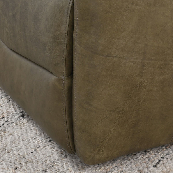 Thaya Leather Power Recliner with Adjustable Legrest