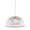 1Lt Pendant, Matte White Finish