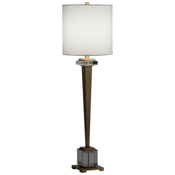 Statuette Table Lamp in Brass