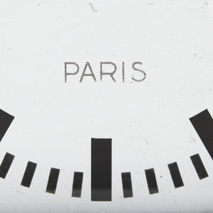 Felix Gray Metal Square Table Clock