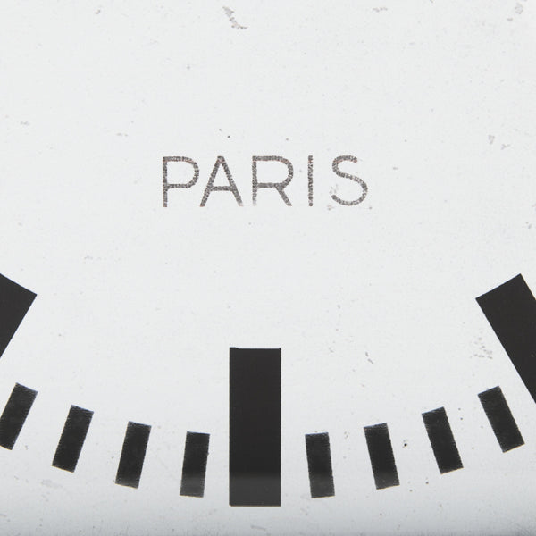 Felix Gray Metal Square Table Clock