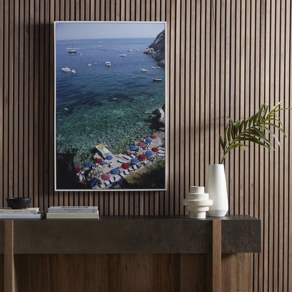 Porto Ercole Beach (32" X 48") In Slim Aarons's Showcase In Photography Art
