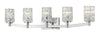 Aubrey 5 Light Vanity in Chrome Finish