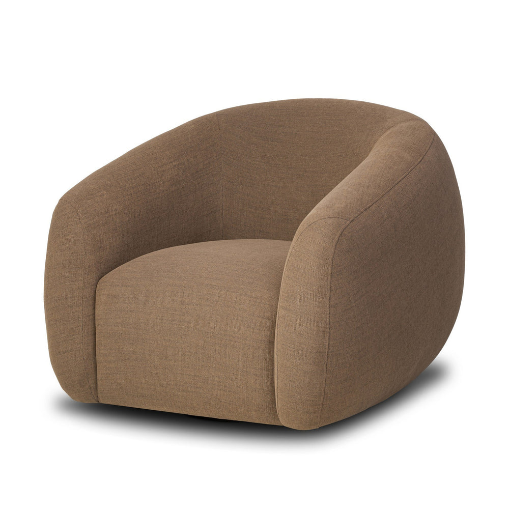 Channing Swivel Chair - Crypton Nomad Mushroom