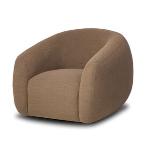 Channing Swivel Chair - Crypton Nomad Mushroom