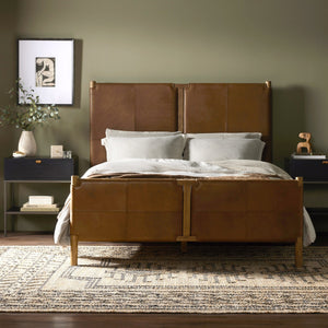 Salado Queen Bed - Heirloom Sienna Old
