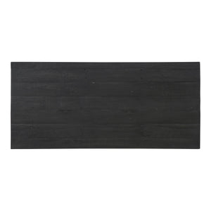 Moe's Sierra 2 Door Black Cabinet with Adjustable Shelf