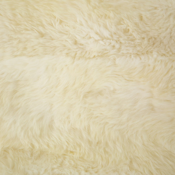 Lalo Lambskin Rug, Cream