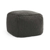 Classic Home Performance Prism Pouf - Dark Gray