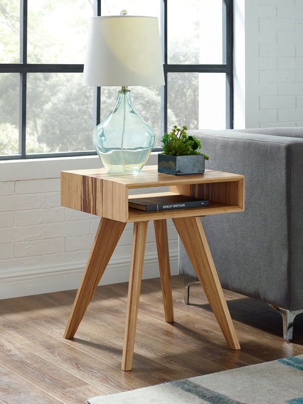 Caramelized Azara Tiger End Table