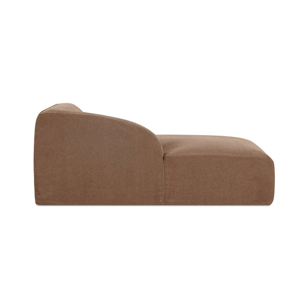 Isla Left Arm Facing Chaise in Mocha
